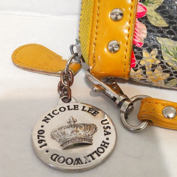 Nicole Lee Yellow Floral Wristlet - Picture 5 of 10
